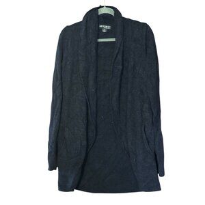 Barefoot Dreams Black Open Front Cardigan Women’s Size Medium